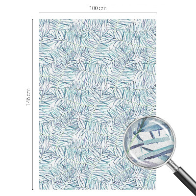 Folia dekoracyjna na okna Botaniczny wzór