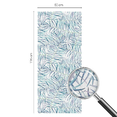 Folia dekoracyjna na okna Botaniczny wzór