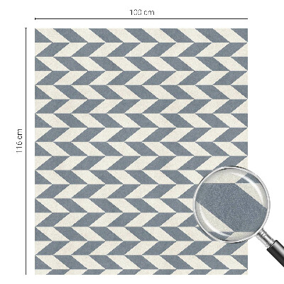 Naklejka na okno mleczna witraż Geometryczna iluzja