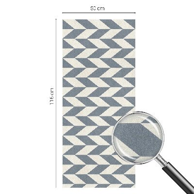 Naklejka na okno mleczna witraż Geometryczna iluzja