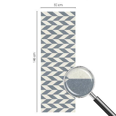 Naklejka na okno mleczna witraż Geometryczna iluzja