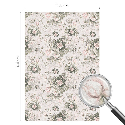 Folia dekoracyjna na okna Kwiatowe piękno