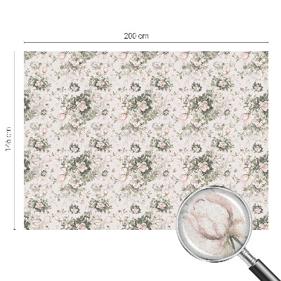 Folia dekoracyjna na okna Kwiatowe piękno