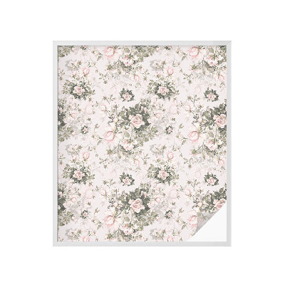 Folia dekoracyjna na okna Kwiatowe piękno