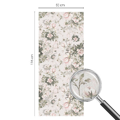 Folia dekoracyjna na okna Kwiatowe piękno