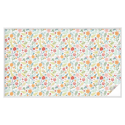 Folia okienna zapewniająca prywatność Kwiatowy wzór