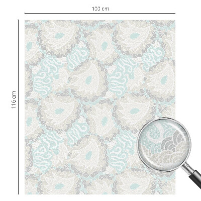 Naklejka na okno mleczna witraż Delikatne pióra