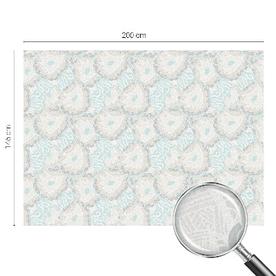 Naklejka na okno mleczna witraż Delikatne pióra