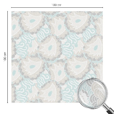 Naklejka na okno mleczna witraż Delikatne pióra