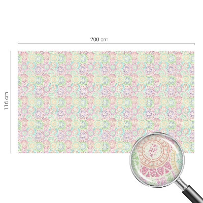 Folia dekoracyjna na okna Kolorowe mandale