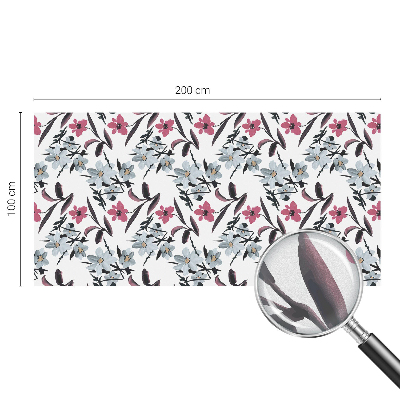 Folia okienna zapewniająca prywatność Kwiatowy wzór