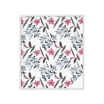 Folia okienna zapewniająca prywatność Kwiatowy wzór