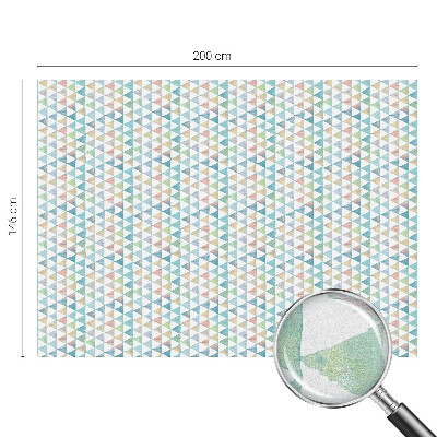 Folia dekoracyjna na okna Geometryczne trójkąty