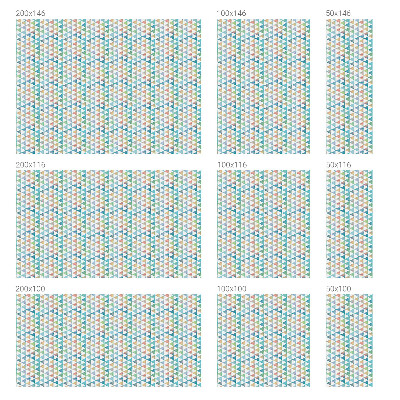Folia dekoracyjna na okna Geometryczne trójkąty