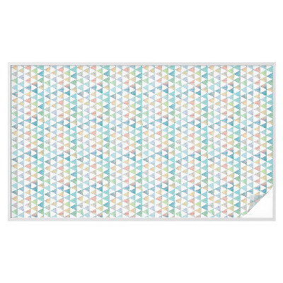 Folia dekoracyjna na okna Geometryczne trójkąty