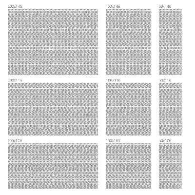 Naklejka na okno dająca prywatność Geometryczne pasy