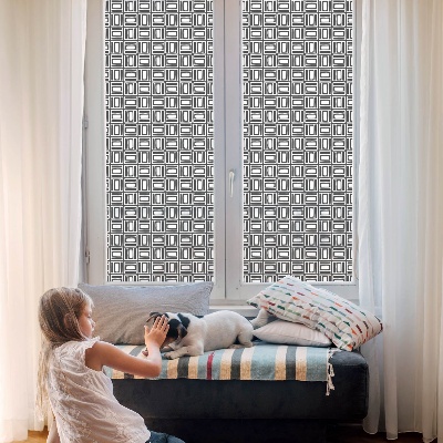 Folia okienna zapewniająca prywatność Energetyczny wzór