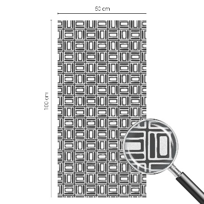 Folia okienna zapewniająca prywatność Energetyczny wzór