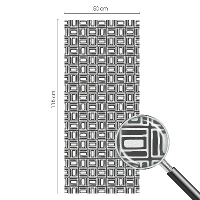 Folia okienna zapewniająca prywatność Energetyczny wzór