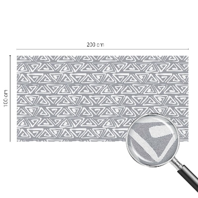 Mleczna naklejka na okno Geometryczny minimalizm