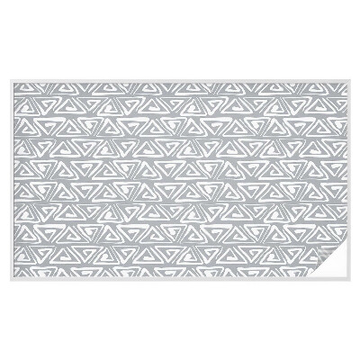 Mleczna naklejka na okno Geometryczny minimalizm