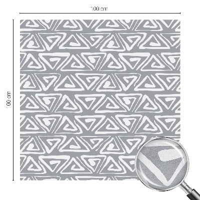 Mleczna naklejka na okno Geometryczny minimalizm