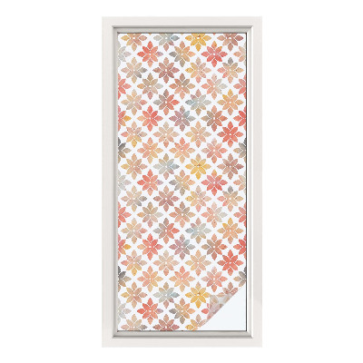 Folia dekoracyjna na okna Kwiatowe piękno