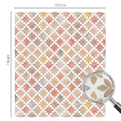 Folia dekoracyjna na okna Kwiatowe piękno