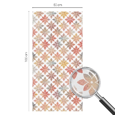 Folia dekoracyjna na okna Kwiatowe piękno