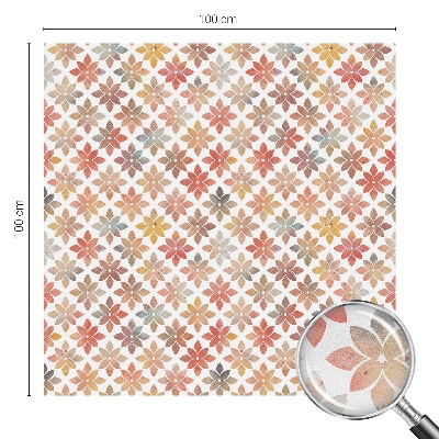 Folia dekoracyjna na okna Kwiatowe piękno