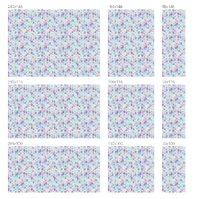 Naklejka na okno mleczna witraż Pastelowe kropki