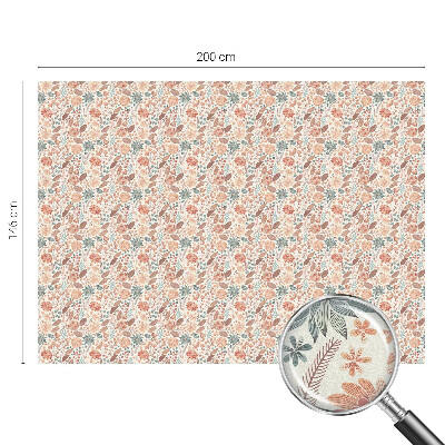 Folia okienna zapewniająca prywatność Kwiatowa kompozycja