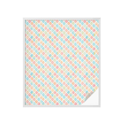 Naklejka na okno dająca prywatność Barwne akwarele