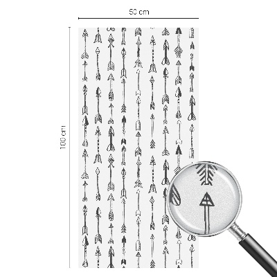 Folia dekoracyjna na okna Geometryczne strzały