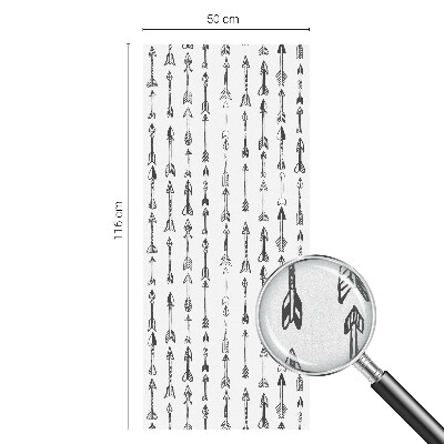 Folia dekoracyjna na okna Geometryczne strzały