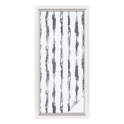 Mleczna naklejka na okno Abstrakcyjne linie