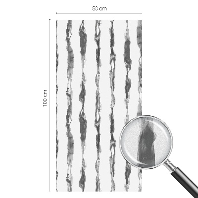 Mleczna naklejka na okno Abstrakcyjne linie