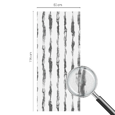 Mleczna naklejka na okno Abstrakcyjne linie