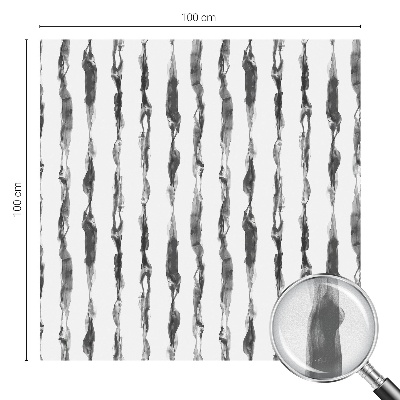 Mleczna naklejka na okno Abstrakcyjne linie