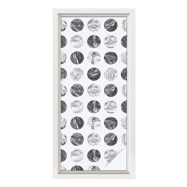 Naklejka na okno dająca prywatność Marmurowa elegancja