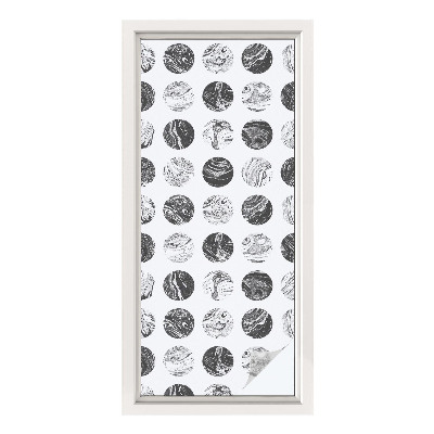 Naklejka na okno dająca prywatność Marmurowa elegancja