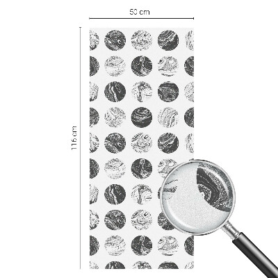 Naklejka na okno dająca prywatność Marmurowa elegancja