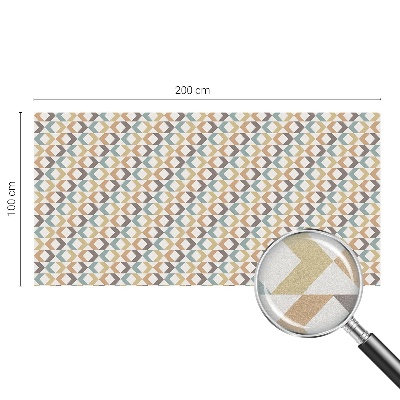 Folia okienna zapewniająca prywatność Geometryczne romby