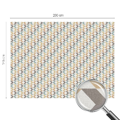 Folia okienna zapewniająca prywatność Geometryczne romby