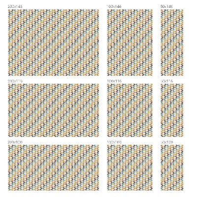 Folia okienna zapewniająca prywatność Geometryczne romby