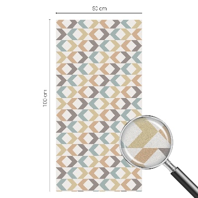 Folia okienna zapewniająca prywatność Geometryczne romby