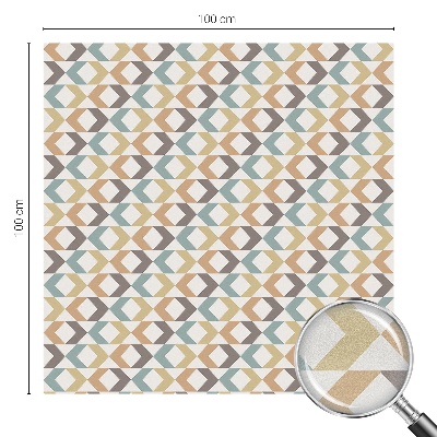 Folia okienna zapewniająca prywatność Geometryczne romby