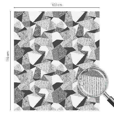 Naklejka na okno mleczna witraż Geometryczne figury