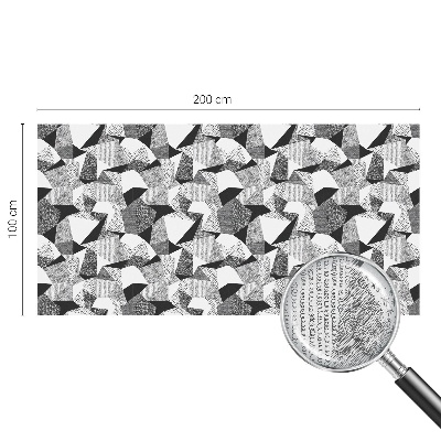 Naklejka na okno mleczna witraż Geometryczne figury