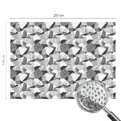 Naklejka na okno mleczna witraż Geometryczne figury